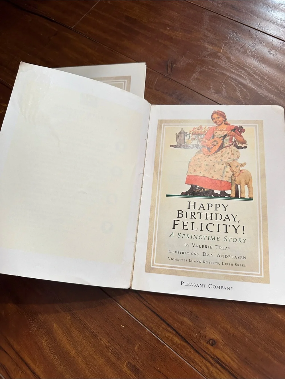Vintage American Girl Books 1992 1st Ed Felicity & 1998 Josefina Lot